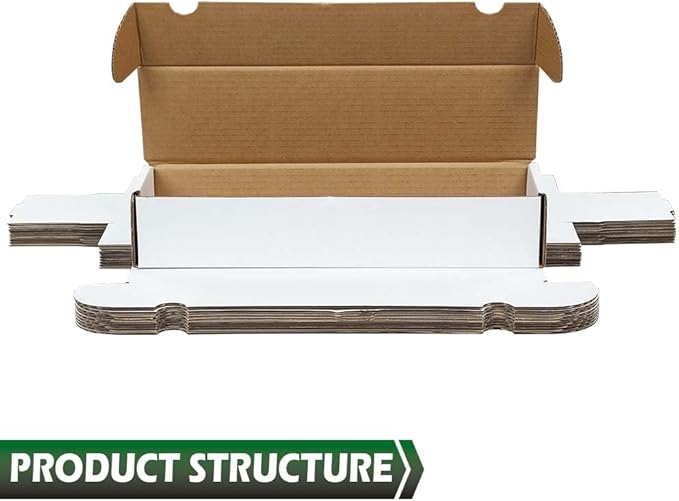 GRAND ORANGE 25 LOT 800 Count Storage Boxes Sports Cards Trading White Shipping Corrugated Paper box