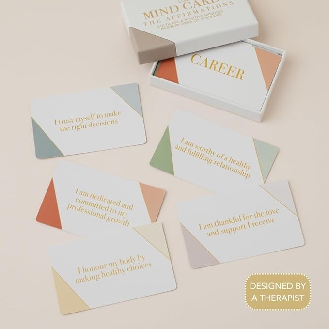 Affirmation Cards for Self-Love & Positive Growth Mindset | 50 Daily Manifest Affirmations for Confidence, Career, Health, Relationships & Gratitude