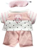 17cm Doll Clothes Set - 3PCS Outfit with Headband, Top & Pants (Fit 1st/2nd/3rd Gen ,Doll Not Included) Cute Kawaii Fashion Accessories