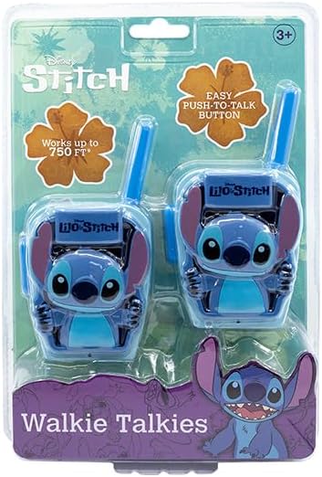 eKids Stitch Walkie Talkies for Kids, Indoor and Outdoor Toys Designed for Fans of Stitch Toys