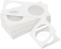 PATIKIL 2x2 Coin Flips, 350 Pack 37mm Cardboard Coin Holder Paper Coin Holders for Coin Collection Supplies Collector, White