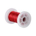 BNTECHGO 24 AWG Magnet Wire - Enameled Copper Wire - Enameled Magnet Winding Wire - 2 oz - 0.0197" Diameter 1 Spool Coil Red Temperature Rating 155℃ Widely Used for Transformers Inductors