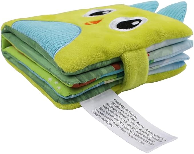 bebe mondo Crinkle Books for Babies – Soft Baby Books 0-6 Months, Infant Toys, Gifts for 0-6-12-18 Months, Travel Toys, Baby Shower