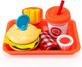 Fat Brain Toys Pretendables Burger & Fries - Imaginative Play Food Set for Ages 3 to 7