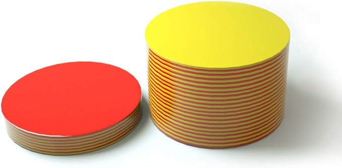 Plastic Two-Color Counter,Red/Yellow,Educational Equipment, Math Classroom Supplies, let Children Learn Mathematics Better(Pack of 200)