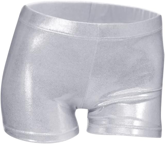 Aosva Little Big Girls' Sparkle Dance Tumbling Athletic Gymnastics Short 2-14Years