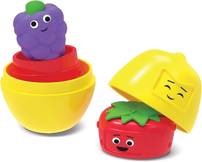 Learning Resources Big Feelings Nesting Fruit Friends - Fine Motor Toys, Social Emotional Skills Regulation Tools for Kids, Gifts for Boys and Girls, Classroom Must Haves, Occupational Games