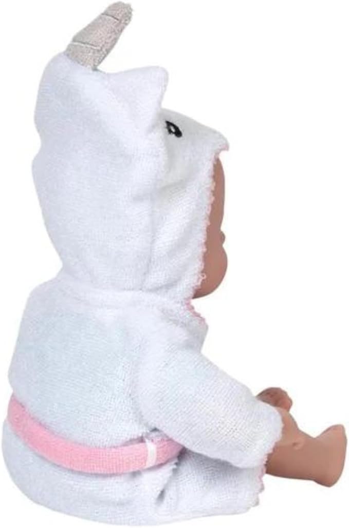 ADORA Bath Time Baby Tots Collection, 8.5" Baby Doll and Clothes Set, Made with Fresh Powder Scent, Machine Washable and Exclusive QuickDri Vinyl Body, Birthday Gift for Ages 1+ - Unicorn