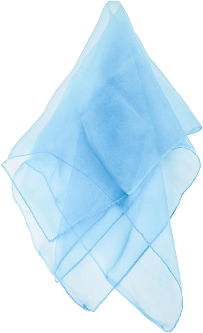 Larcele 12 Pieces Juggling Dance Scarf for Performance Prop Accessory 24 x 24 inches WDSJ-02