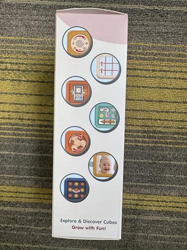 weirtoya Busy Board for 1 Year Old, Toddler Travel Toys for Toddler 1-3 Montessori Toys for 1 Year Old Travel Activities Cube Gifts for Baby Boy Girl My First Montessori Busy Board