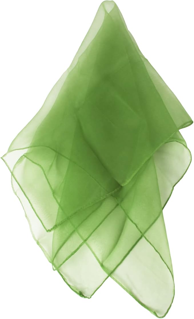 Larcele 12 Pieces Juggling Dance Scarf for Performance Prop Accessory 24 x 24 inches WDSJ-02