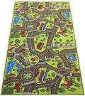 Kids Rug Playmat City Life Great for Playing with Cars and Toys - Play Learn and Have Fun Safely - Educational Road Traffic Play Mat for Bedroom Play Room Game Safe Area (Medium 43" x 26" Inches)