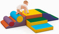 Betterhood Climbing Blocks - Kids Soft Foam Activity Playset - Toddler Soft Couch Climber Gymnastics Equipment for Crawling and Sliding at Home, Preschool