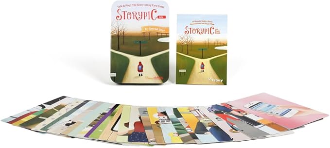 [Storypic] Storypic Lite, Storytelling Cards, Tool for Creating Enjoyable Stories, Versatility for Use, Story Literacy Cards, for All Ages, 3.46 x 4.96 inch (B : Special Days)