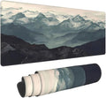 Mountain Fog Mouse Pad Large Extended Computer Full Desk Pad 23.6x11.8 inch Computer Mouse Mat Keyboard for Home Office Gaming