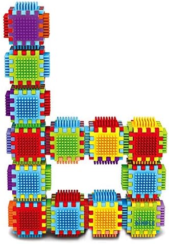 Dimple 360-Piece Set Large Stacking Blocks and Interconnecting Building Set, Makes 60 Blocks, for Boys & Girls, Educational Fun, Great Toy for Child Development for Kids and Toddlers