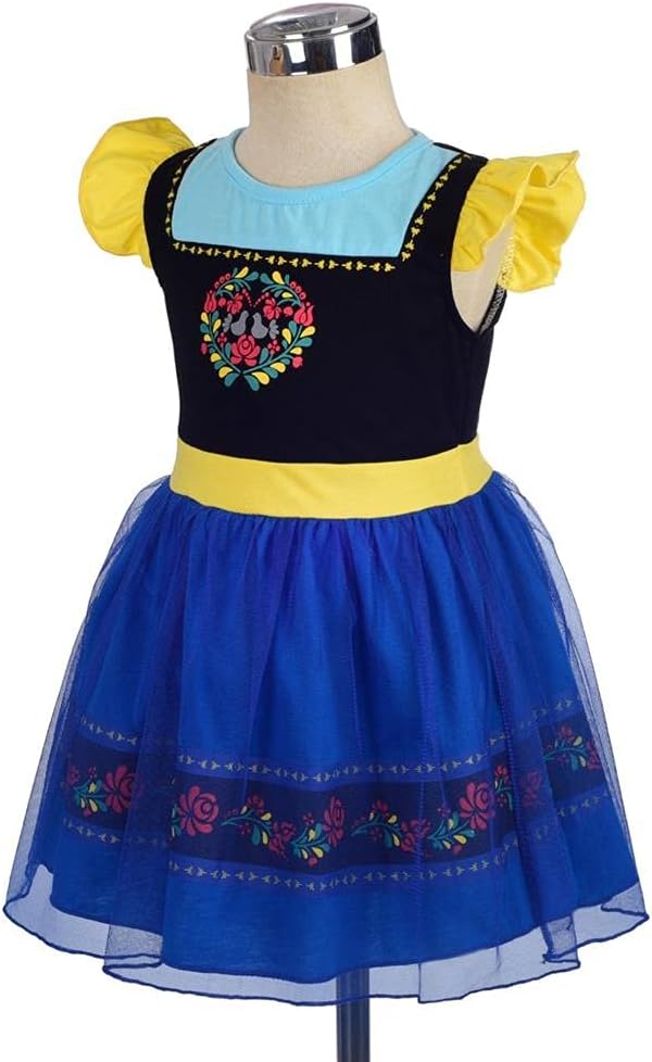 Dressy Daisy Princess Dress Up Clothes Halloween Fancy Party Tulle Skirt Summer Outfit for Baby & Toddler Girls