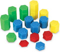 Learning Resources Hexagram Weights - Set of 54 Pieces, Ages 8+ Math Teacher Supplies, Math Learning Tools, Math Games for Kids