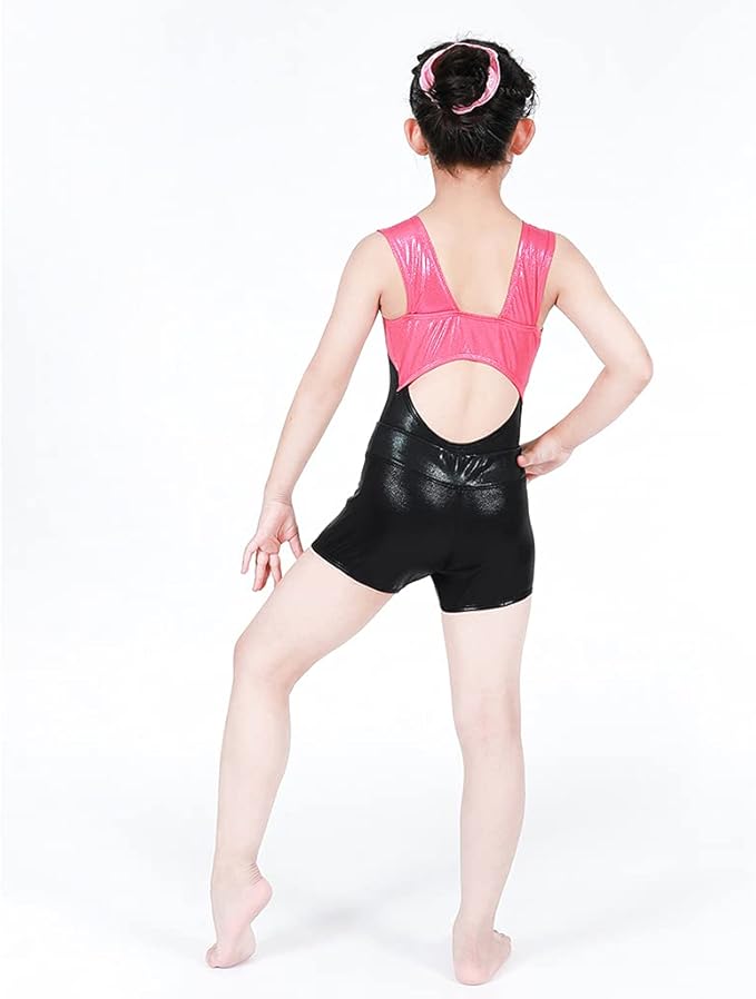 Aosva Little Big Girls' Sparkle Dance Tumbling Athletic Gymnastics Short 2-14Years