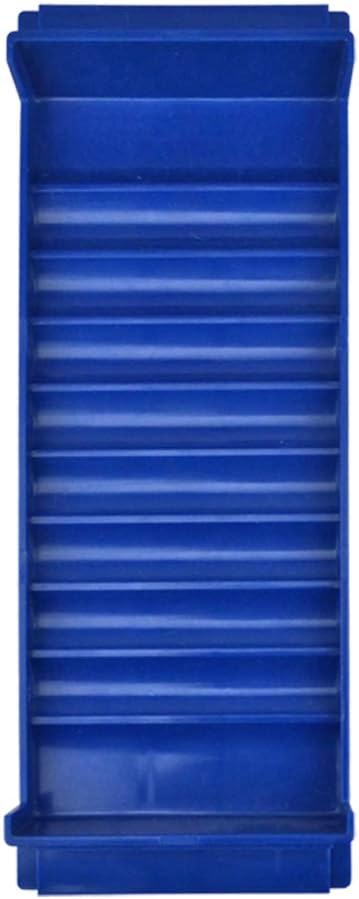 Rolled Coin Plastic Storage Tray, Nickels, Blue (2 Trays)