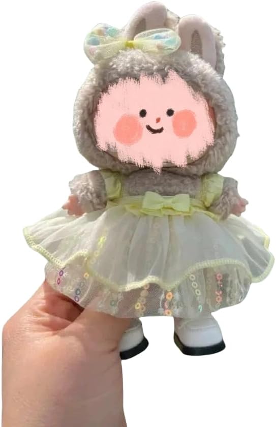 Luxury Chic Doll Clothes Set with Elegant Dress, Shirt, Bow & Necklace - Premium Outfit for Dress Up, Collecting & Gift Giving - Perfect for Kids, Doll Collectors & 18 Dolls (10)