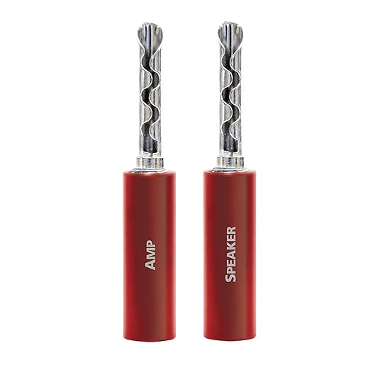 AudioQuest 1000 Series Multi-Spade Silver Set of 4 Connectors