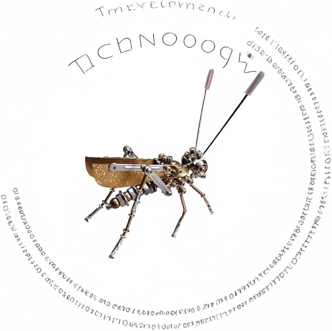 Mechanical Metal DIY 3D Insect Brass Puzzle (Cricket)
