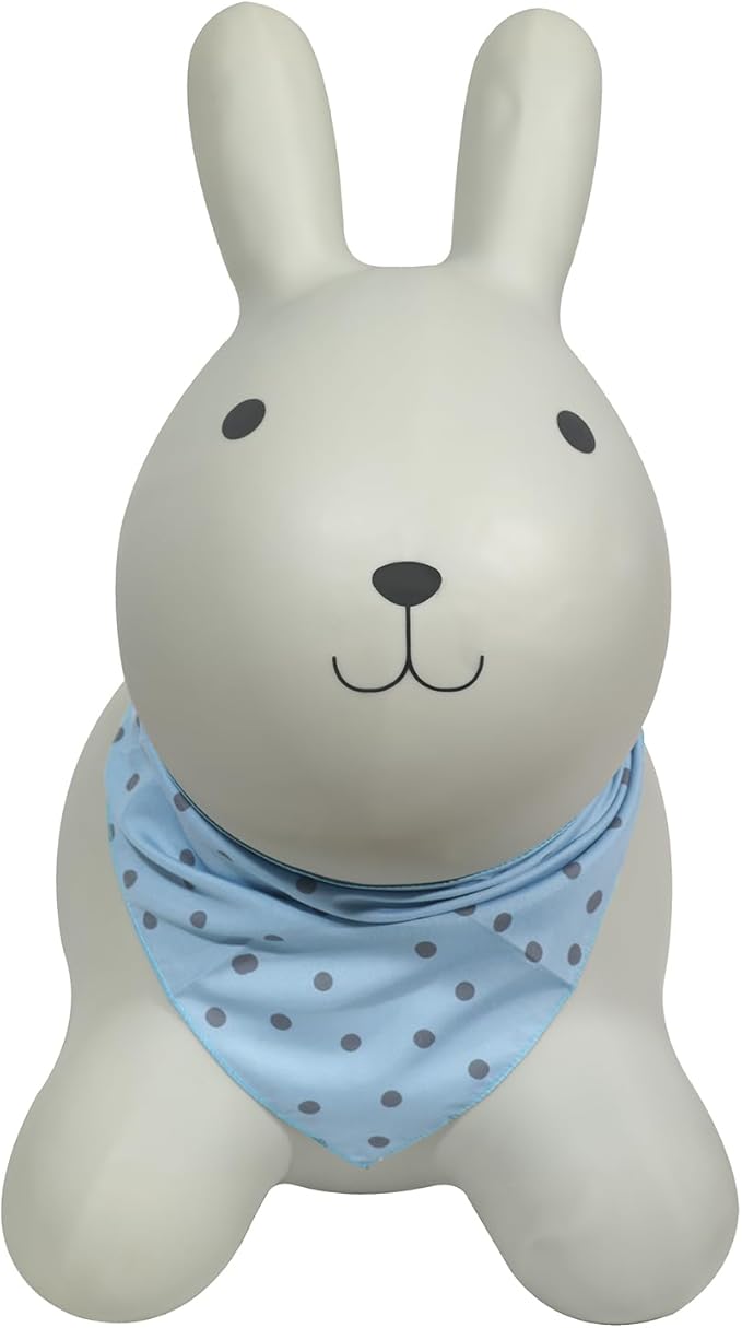 Kindsgut Bouncy Animal Hopper Rabbit for Children, Designed in Germany, Playful and Modern Colors, air Pump Included, Indoors and Outdoors