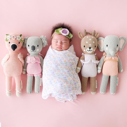 cuddle + kind Penelope The Flamingo Regular 20" Hand-Knit Doll – 1 Doll = 10 Meals, Fair Trade, Heirloom Quality, Handcrafted in Peru, 100% Cotton Yarn