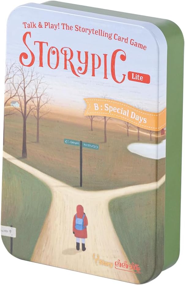 [Storypic] Storypic Lite, Storytelling Cards, Tool for Creating Enjoyable Stories, Versatility for Use, Story Literacy Cards, for All Ages, 3.46 x 4.96 inch (B : Special Days)
