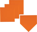 Franklin Sports MLB Baseball Base Set - Throw Down Rubber Bases for Baseball + Softball with Home Plate - Portable Backyard Baseball, Softball, Kickball Bases