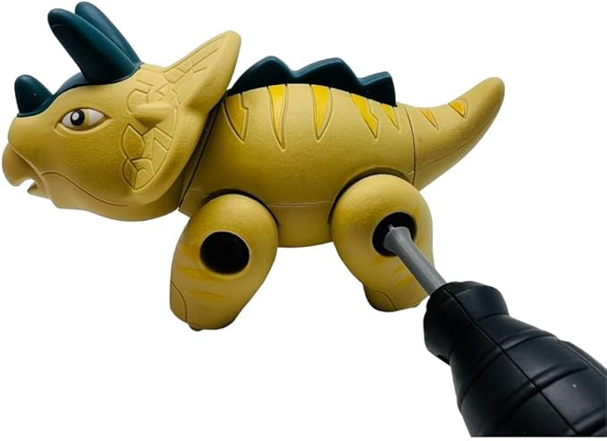 TEDCO Take Apart and Rebuild 4pc Dinosaur Set Rebuild-a-Saurus Push and Pull Dino Toys for Kids
