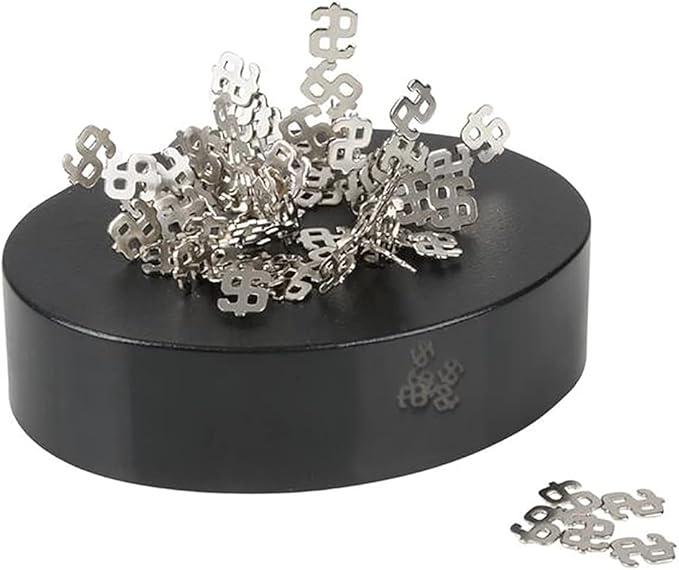 The Dreidel Company Magnetic Sculpture Building Blocks, Create Your Own Masterpiece, Development and Stress Relief, 3.5" Inch (Money)