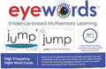 Sight Word & Phonics Flash Cards, Set 1 (High-Frequency Words 1-50) - Kinesthetic Learning, Picture-Embedded - Pre-K to Grade 2 - Homeschool & Classroom use - Model EW-22