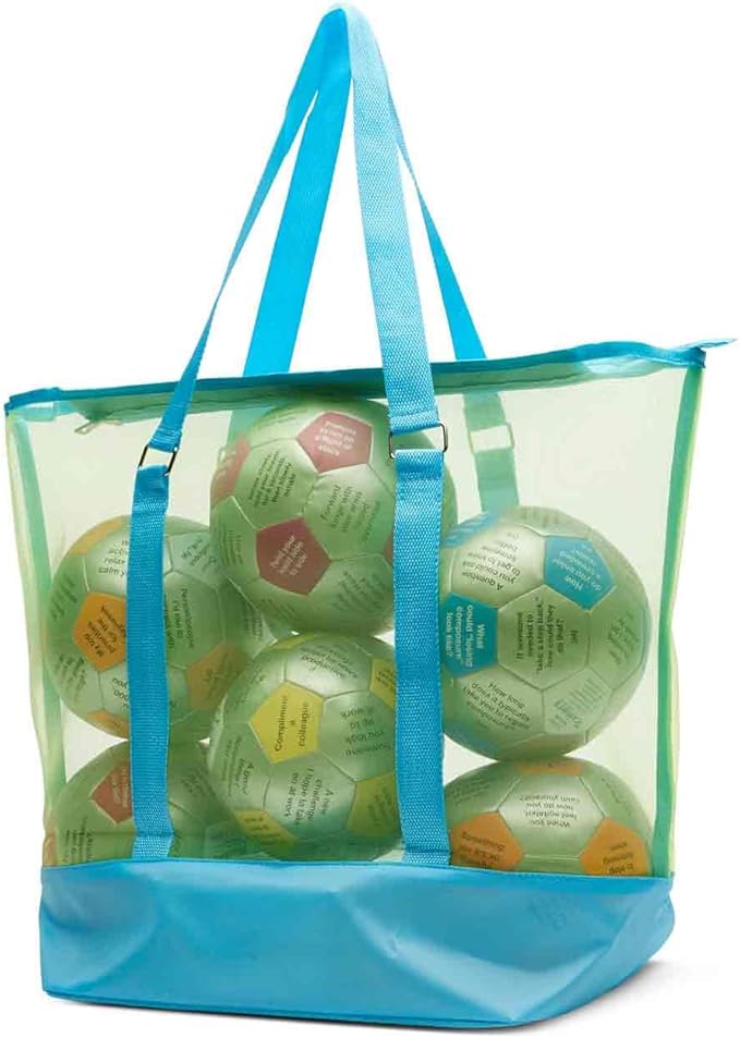 Trainers Warehouse 6" Thumball Collection, 32 Prompts for Conversation, Team Building, Relationship and Training