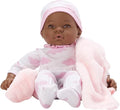 Madame Alexander 16-Inch Lee Middleton Newborn Baby Doll, Pink Cloud, Dark Skin Tone