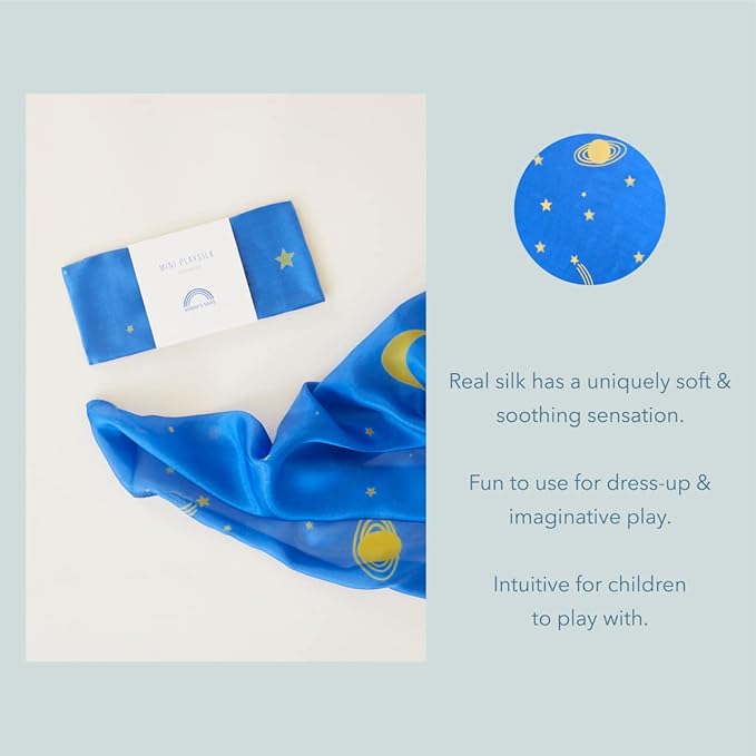 Sarah's Silks Enchanted Mini Playsilks | Creative Waldorf Toys for Open-Ended Play (Starry Night)
