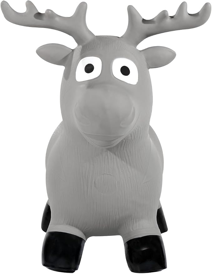 Kindsgut Bouncy Animal Hopper Moose for Children, Designed in Germany, Playful and Modern Colors, air Pump Included, Indoors and Outdoors