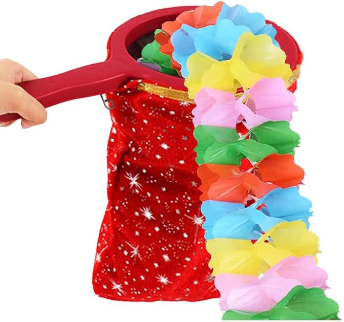 4Pcs Christmas Magic Trick Set for Stage Shows | Holiday-Themed Change Bag Routine | Easy Magic Kit for Beginners & Seasonal Performances