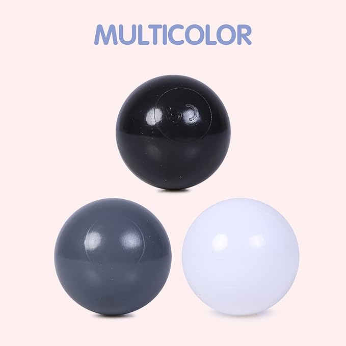 Ball Pit Balls Plastic Balls for Ball Pit Phathalate Free BPA Free Plastic Balls 100pcs 2.2" Set for Toddlers for Play Tent Tunnel