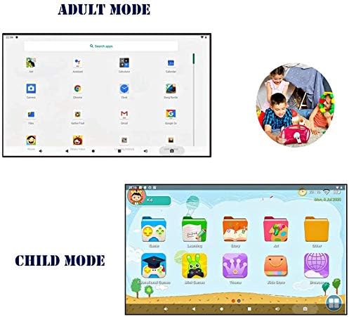 TOPELOTEK Kids Tablet 7 inch Toddler Tablet for Kids 3-7 WiFi Android 32GB Kids Tablets Kids Learning Educational APP Pre-Installed YouTube Netflix Parental Control Kid-Proof Case