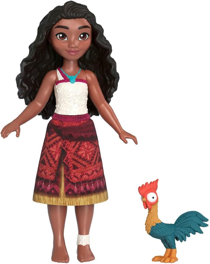 Mattel Disney Moana 2 Toy Playset with Floating Adventure Canoe, Small Doll, 1 Character Friend, 6 Play Areas & 10 Accessories