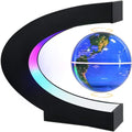 Magnetic Levitating Globe with LED Light, Cool Tech Gift for Men Father Boys and Girls, Birthday Gifts for Kids, Floating Globes World Desk Gadget Decor in Office Home Display (Blue)