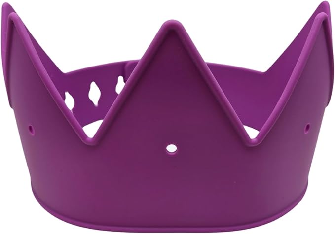 Birthday Crown for Kids Classroom – Adjustable Soft Silicone Princess Crown, Ages 2–10+, BPA Free, Dishwasher Safe