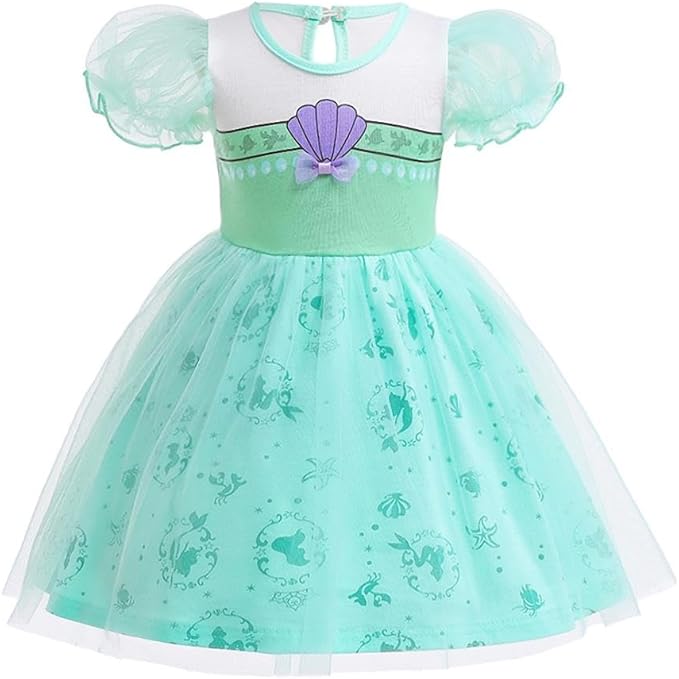Dressy Daisy Princess Dress Up Clothes Halloween Fancy Party Tulle Skirt Summer Outfit for Baby & Toddler Girls