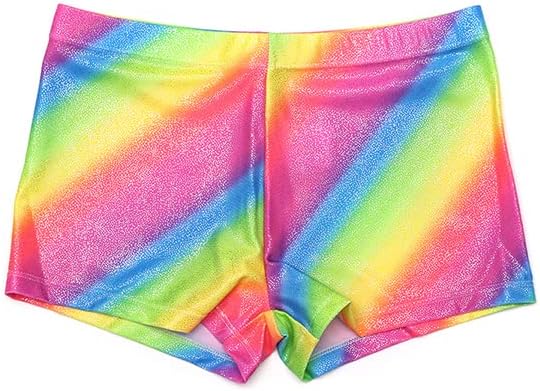 Aosva Little Big Girls' Sparkle Dance Tumbling Athletic Gymnastics Short 2-14Years
