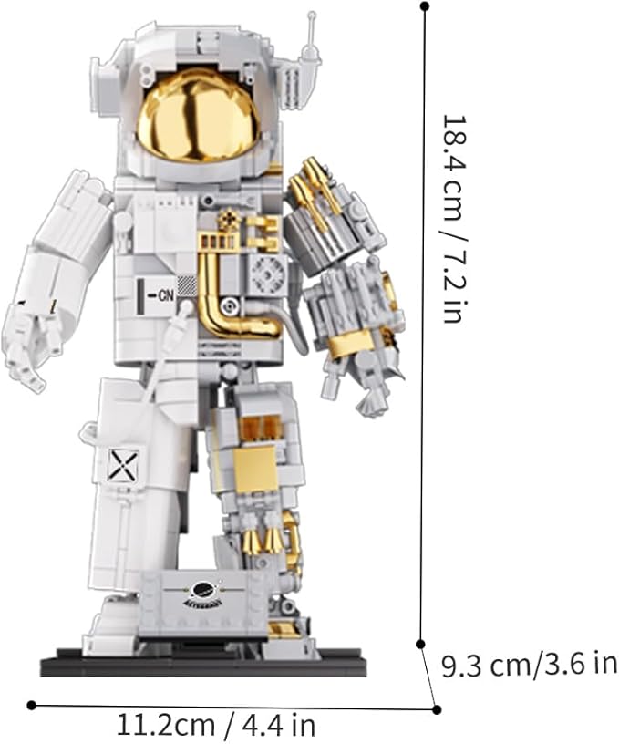 Space Astronaut Building Block Toy - Ideal Gift for 6-14 Year Old Children - 880pcs for Adult Space Astronaut Building Block Sets