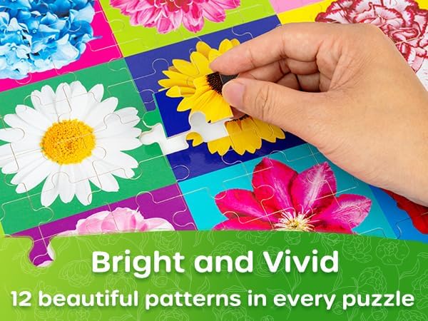 SYNARRY 100 Piece Puzzles for Kids Ages 4-6 6-8, Wooden 100 Piece Puzzle, 4 5 6 7 8 Year Old Puzzles for Kids Ages 4-8, Cat Dog Flower Donut Jigsaw Puzzle for 3+ Years Old Boys Girls