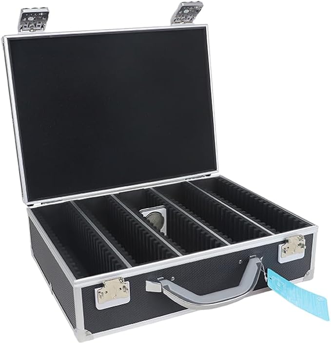 Ursae Minoris Elite Black Aluminum Display-top Box for 115 Certified or Certified-Style Coin Holders NGC, PCGS, ANACS, Elite, Lighthouse, BCW