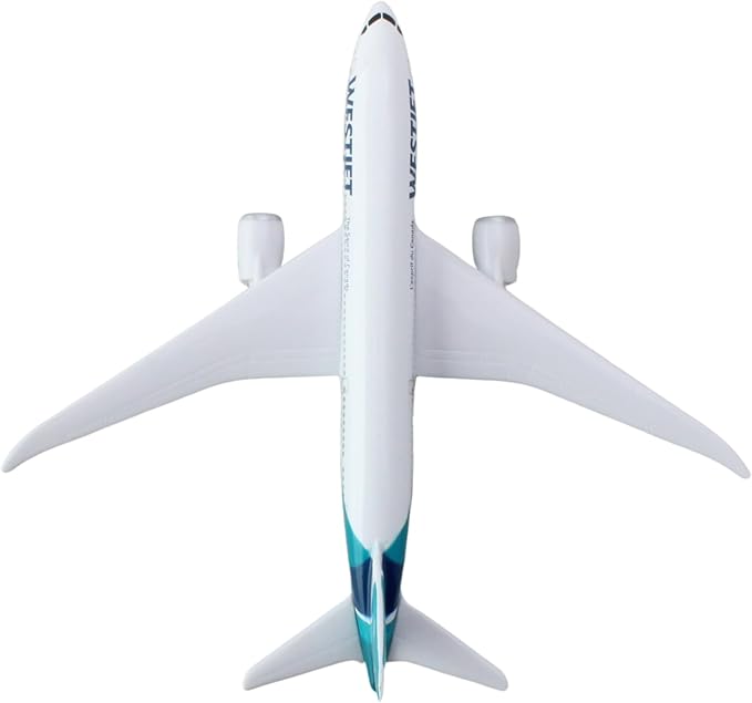 Daron Toy Airplane – WestJet Airlines – Die-Cast Metal Model Airplane Toy with Plastic Parts for Kids Ages 3+